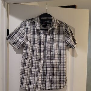 QuickSilver Plaid Button Down Shirt